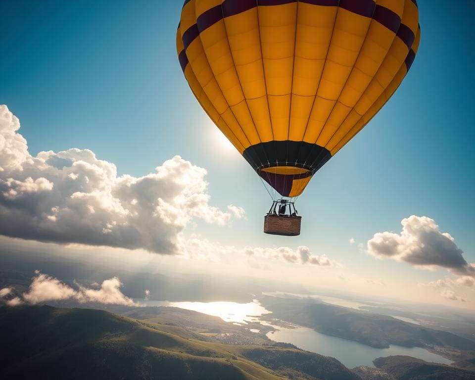 Abenteuer im Heißluftballon: Perspektiven aus der Luft