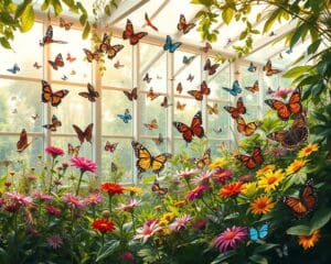 Besuche im Schmetterlingshaus