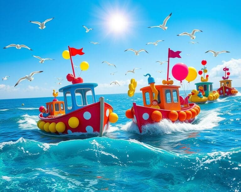 Comedy-Boote: Lachen auf hoher See
