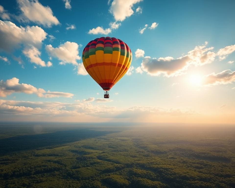 Entdeckungsreisen im Heißluftballon: Wolken nah