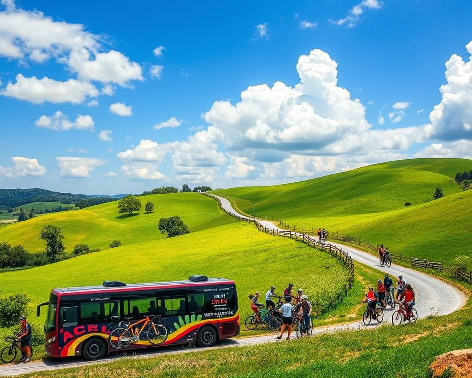 Fahrradbus-Touren: Gemeinsam radeln mit Komfort