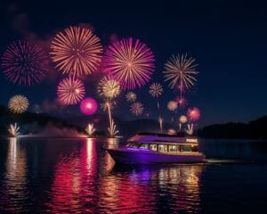 Feuerwerksfahrten: Lichterspektakel vom Boot aus