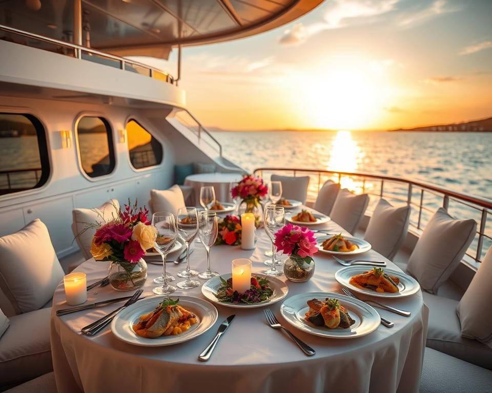 Gourmetfahrten mit dem Schiff: Kulinarik auf dem Wasser