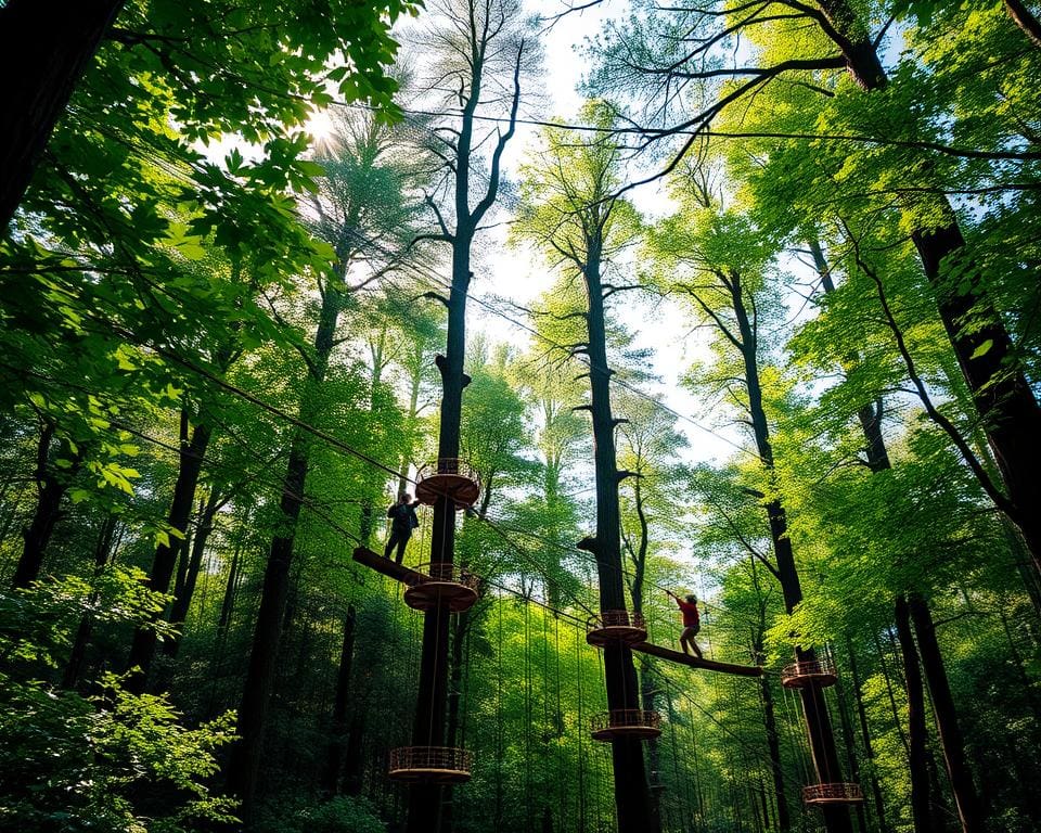 Kletterpark Abenteuer in den Baumwipfeln