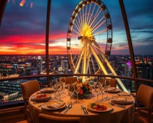 Kulinarische Höhenflüge: Dinner im Riesenrad