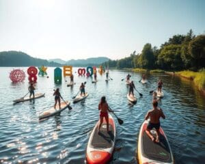 Kunstführungen per Stand-up-Paddle