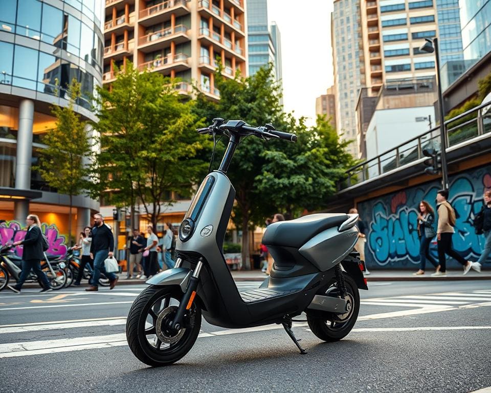 Mit dem E-Scooter durch urbane Landschaften