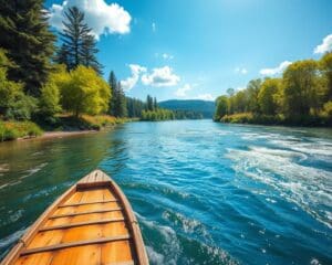 Mit dem Floß auf großer Fahrt: Flussabenteuer erleben