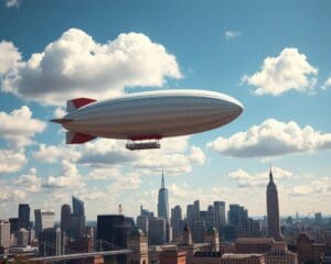 Mit dem Zeppelin über die Skyline: Luftige Stadtrundfahrten