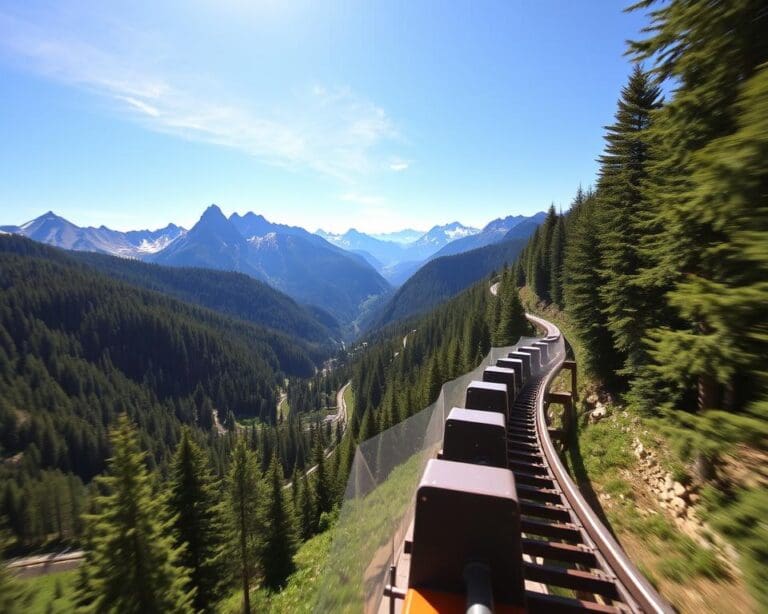 Mountain-Coaster-Fahrten: Rasanter Alpenspaß