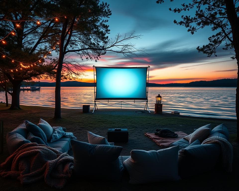 Outdoor-Kino am Seeufer: Filme mit Seebrise