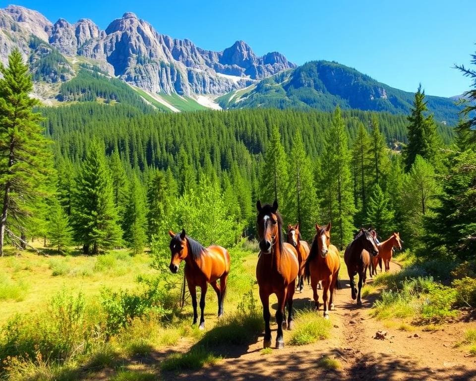 Pferdetrekking Abenteuer in unberührter Natur