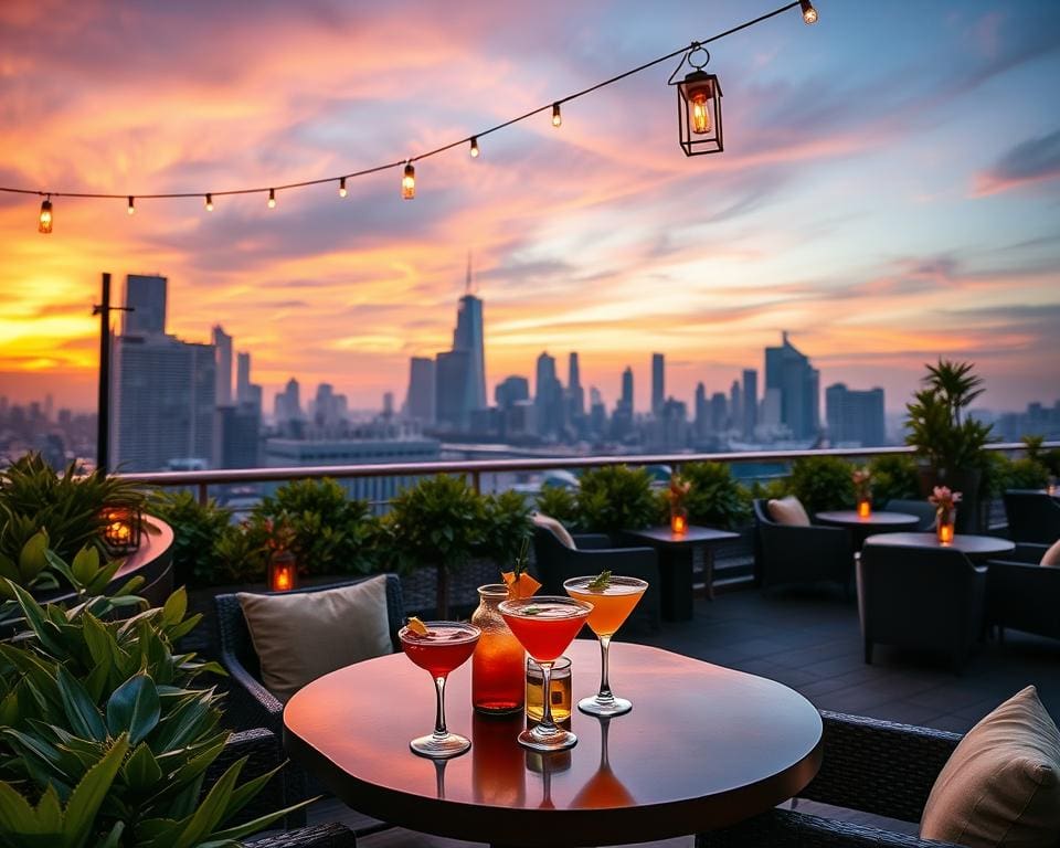 Rooftop-Bars: Cocktails über den Dächern der Stadt