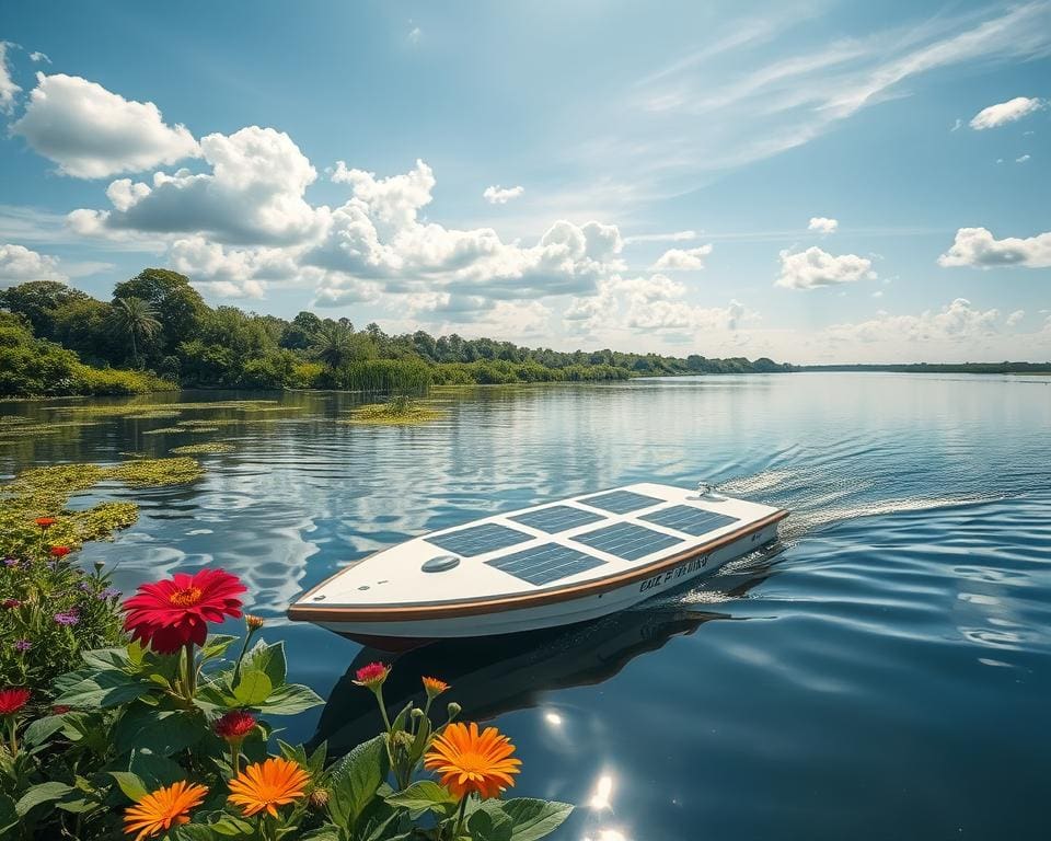 Sonnenenergie für Bootsausflüge