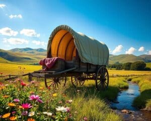 Unterwegs im Planwagen: Romantik auf Rädern