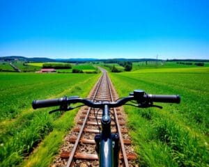 Unterwegs mit dem Schienenfahrrad