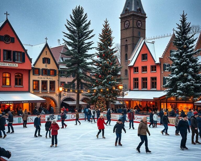 Winterzauber: Eislaufen auf historischen Plätzen