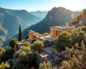 Archäologische Stätten in Delphi, Griechenland