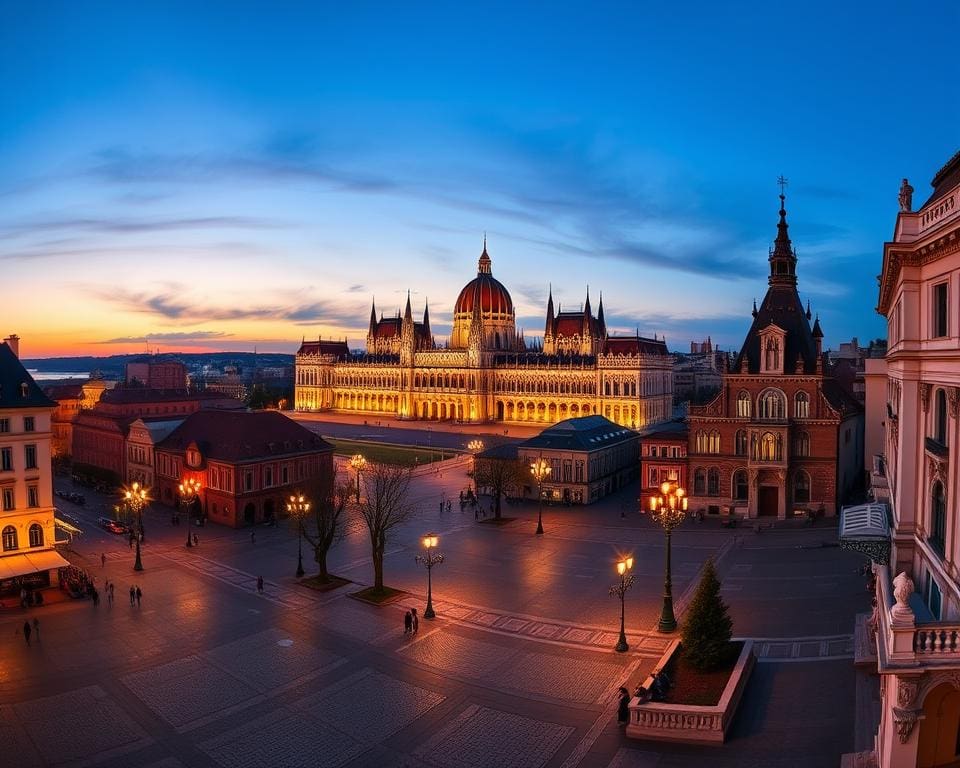 Historische Plätze in Budapest, Ungarn