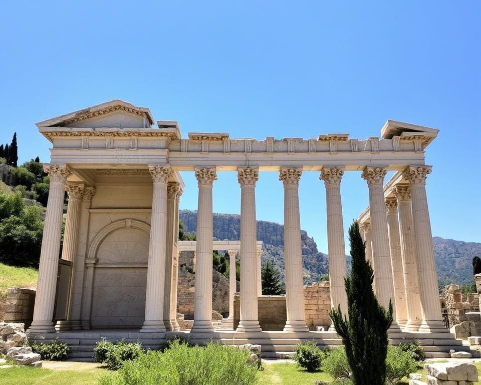 Historische Ruinen in Ephesos, Türkei