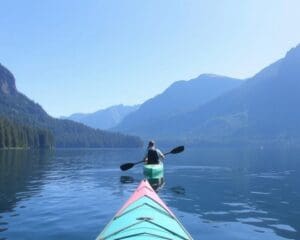 Kajakfahren auf Vancouver Island, British Columbia