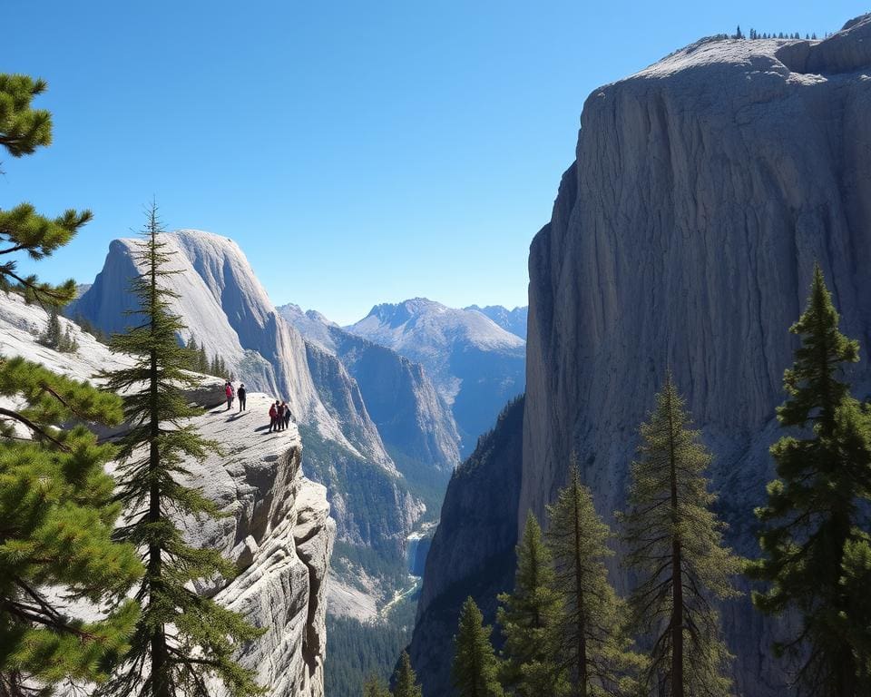 Klettern im Yosemite-Nationalpark, Kalifornien