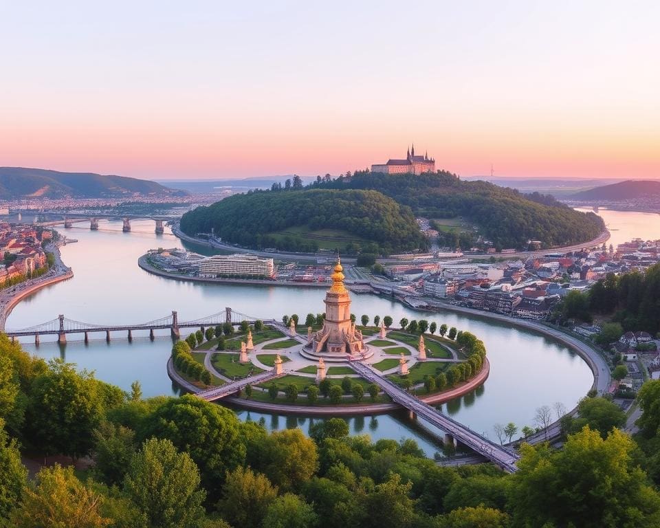 Koblenz: Deutsches Eck und Festung Ehrenbreitstein