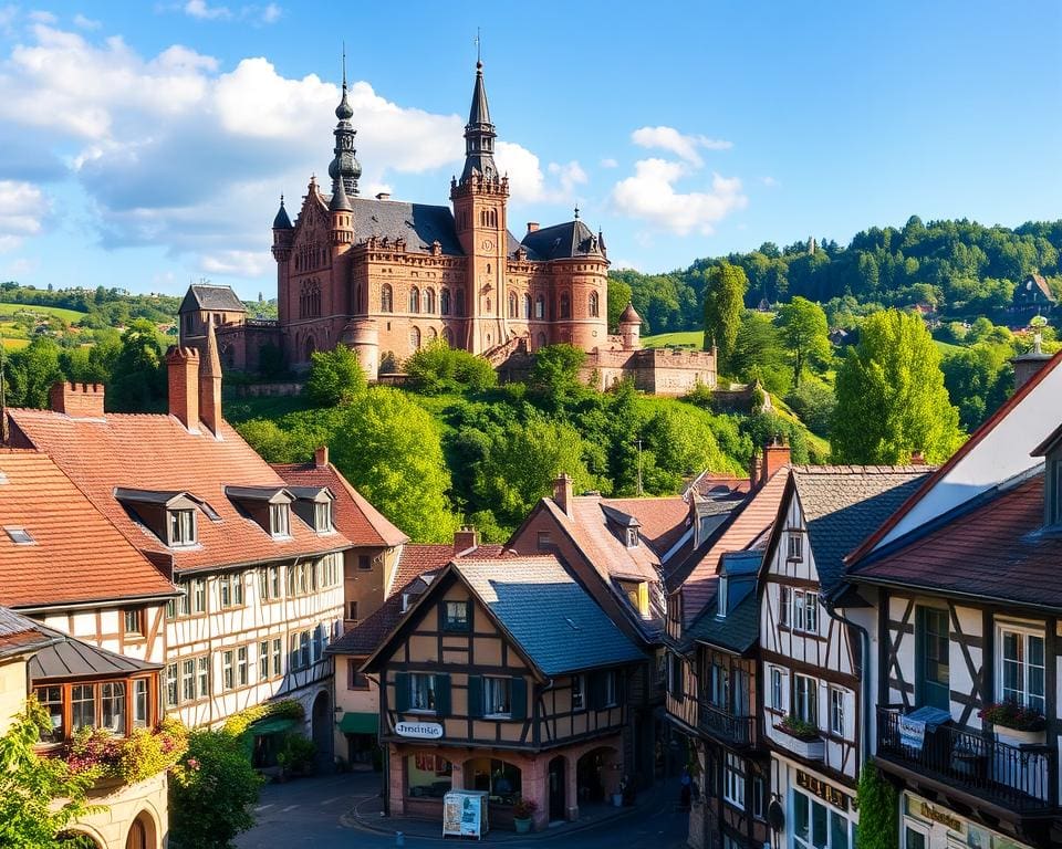 Marburg: Landgrafenschloss und verwinkelte Altstadt