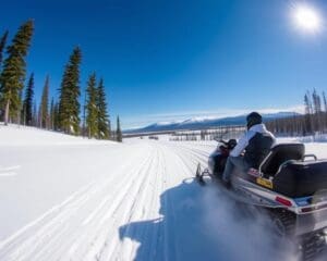 Schneemobilabenteuer in Anchorage, Alaska