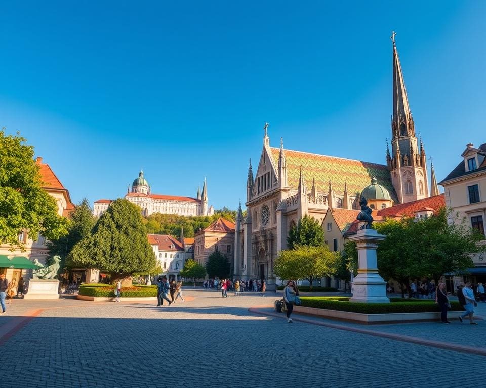 Vorplatz der Matthiaskirche (Mátyás-templom)