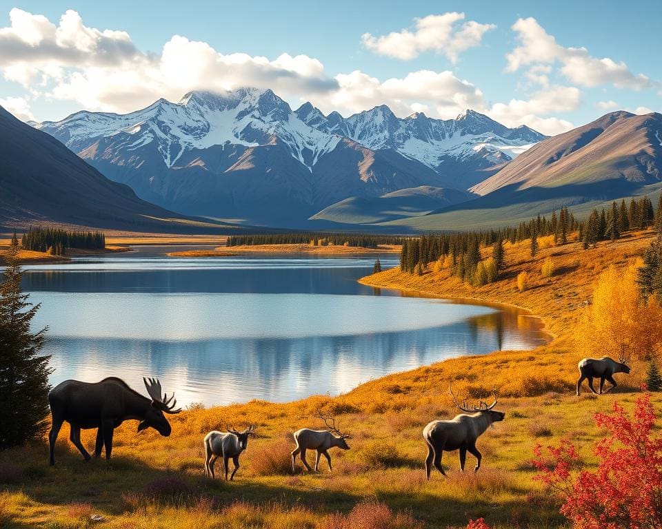 Wildtierbeobachtungen im Denali-Nationalpark, Alaska