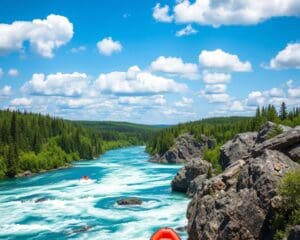 Wildwasser-Rafting im Ottawa River, Ontario