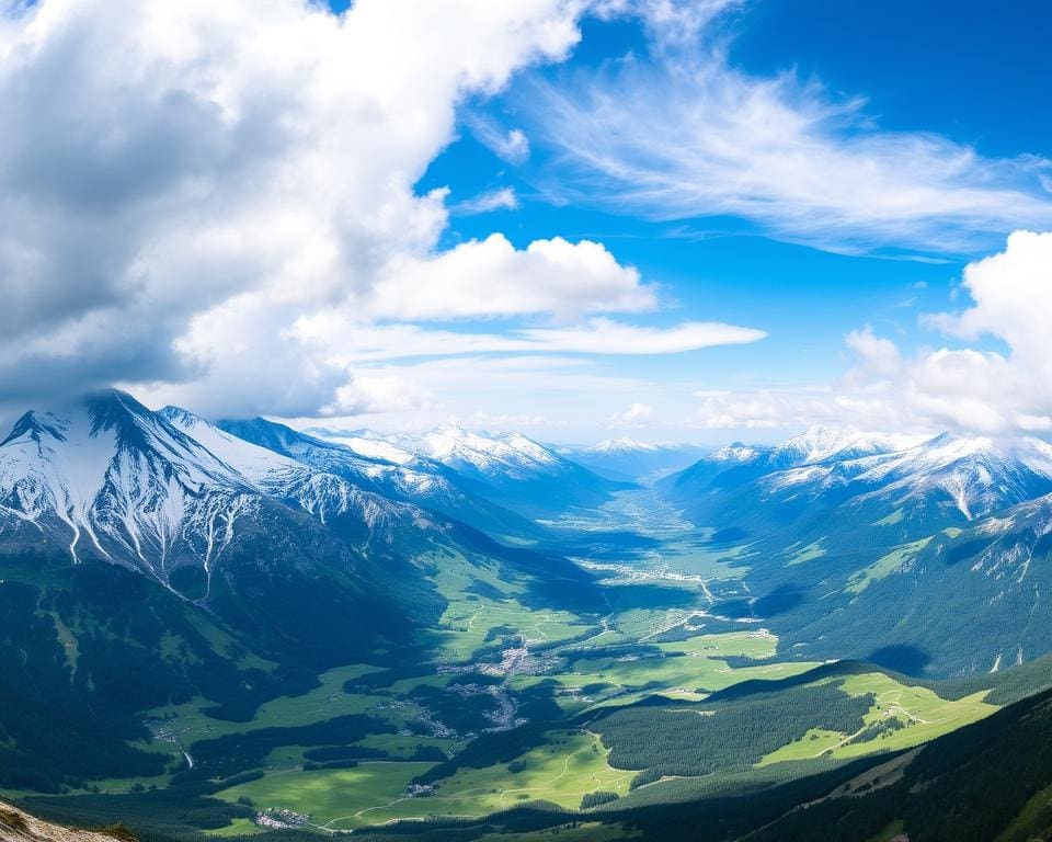 Aussichtspunkte und Panoramasicht in den Schweizer Alpen