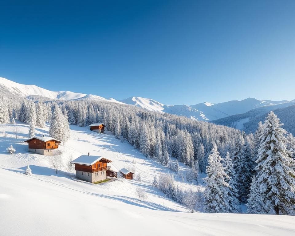 Damüls-Mellau: Schneereichtum im Bregenzerwald