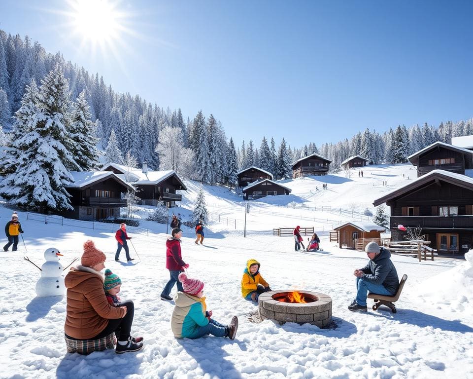 Familienaktivitäten in Les Saisies