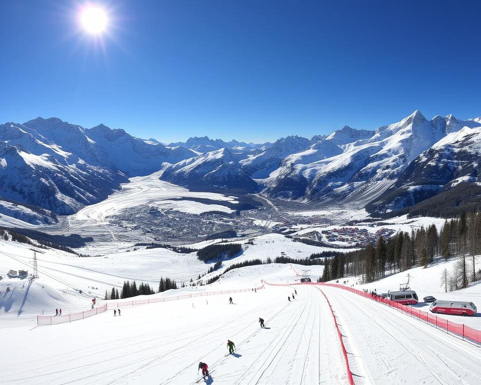 Gletscher und Weltcup in Sölden