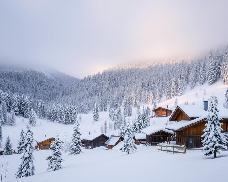 Schneereichtum in Damüls-Mellau