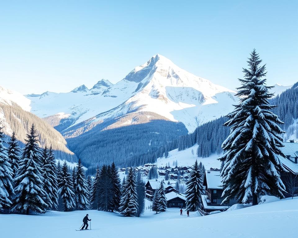 Wengen: Skifahren mit Jungfraublick in der Schweiz