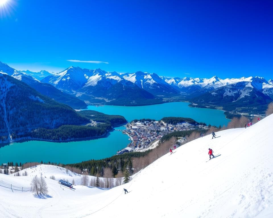 Zell am See: Pistenspaß mit Blick auf den See