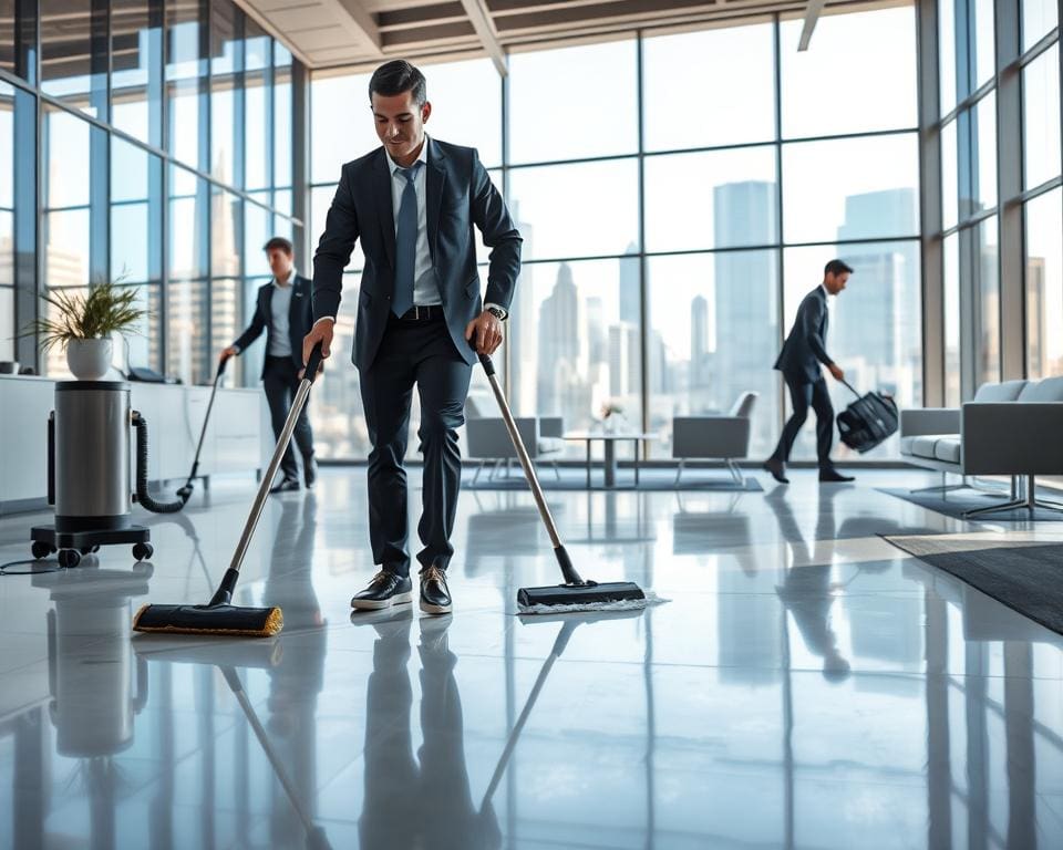 Reinigungsdienst für Gewerbe