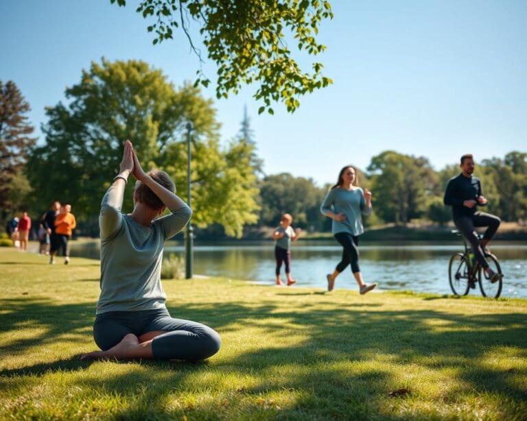 Balance zwischen Aktivität und Ruhe