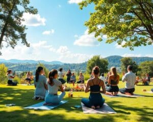 Lifestyle und Wohlbefinden verbinden