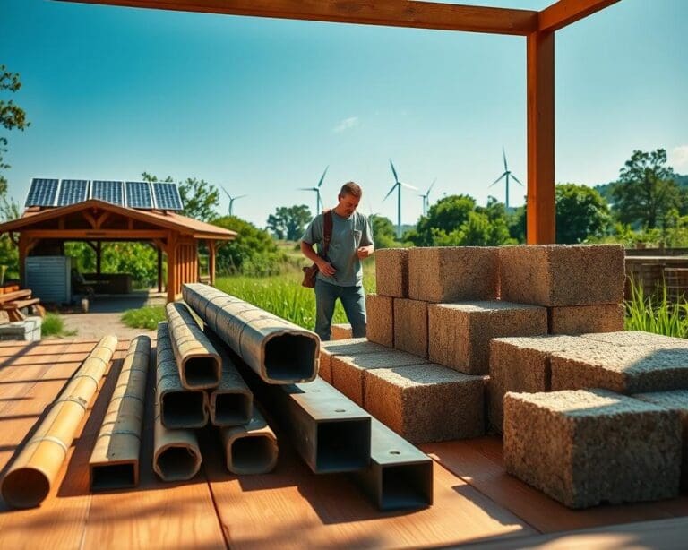 Nachhaltige Baumaterialien