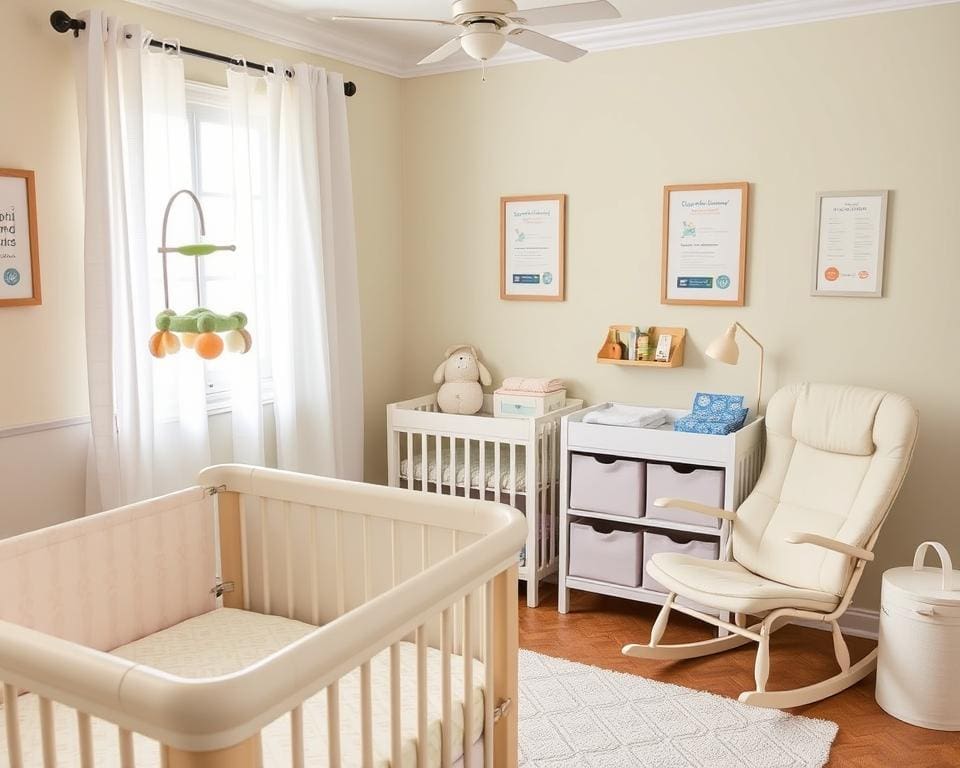 Was gehört zu einer sicheren Babyausstattung?