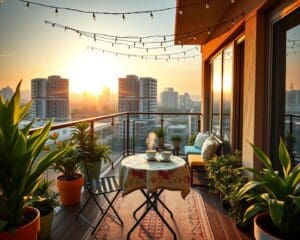 Wie gestaltet man einen Balkon wohnlich?