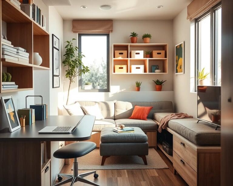 Wie nutzt man Stauraum in kleinen Räumen?