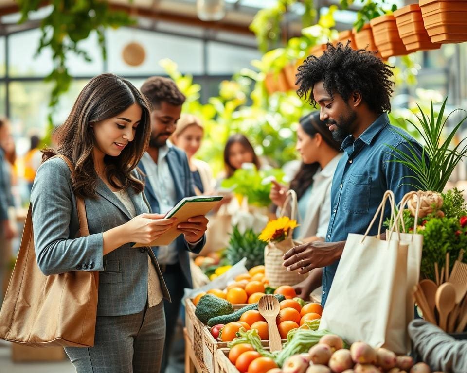 Verbraucher setzen verstärkt auf nachhaltige Produkte