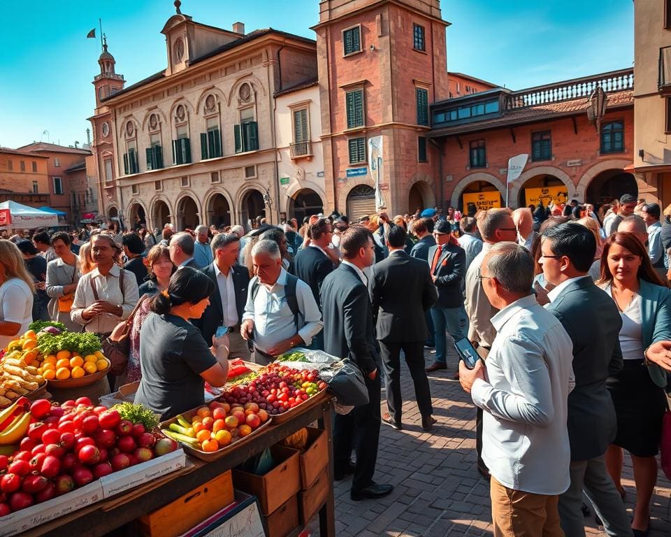 Warum sind Märkte zentrale Treffpunkte?