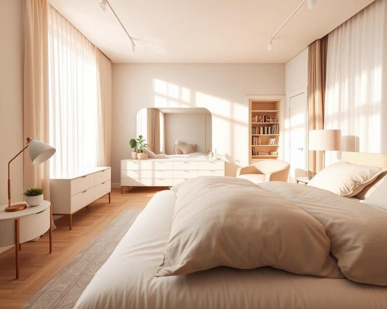 Schlafzimmer modern ruhig