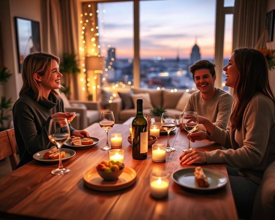 Abend mit Freunden
